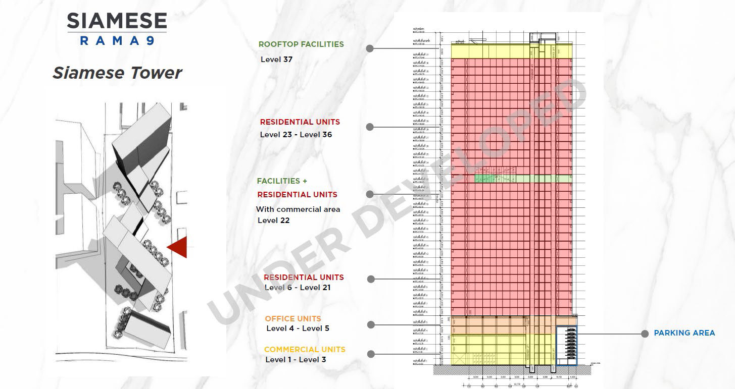 Cassia Residences Rama 9 Bangkok Floorplan Cassia Residences Rama 9 Bangkok Floorplan
