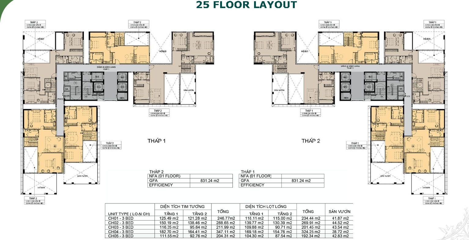 Essensia at HCMC Vietnam Floorplan Essensia at HCMC Vietnam Floorplan