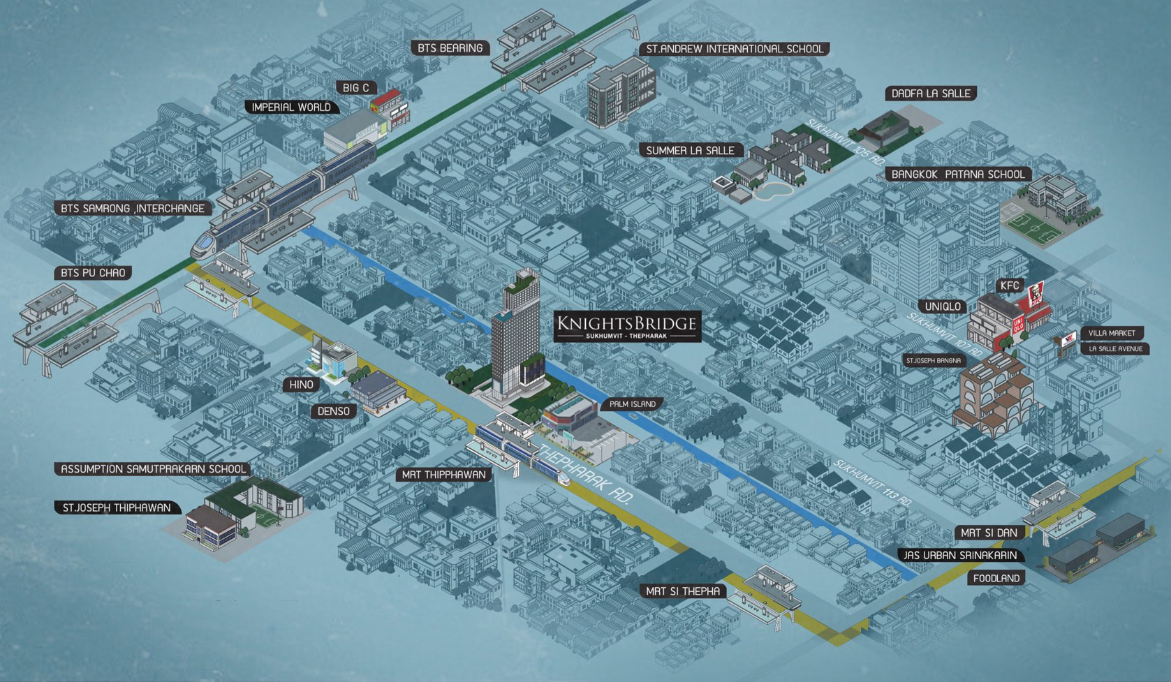 Knightsbridge Location Map 