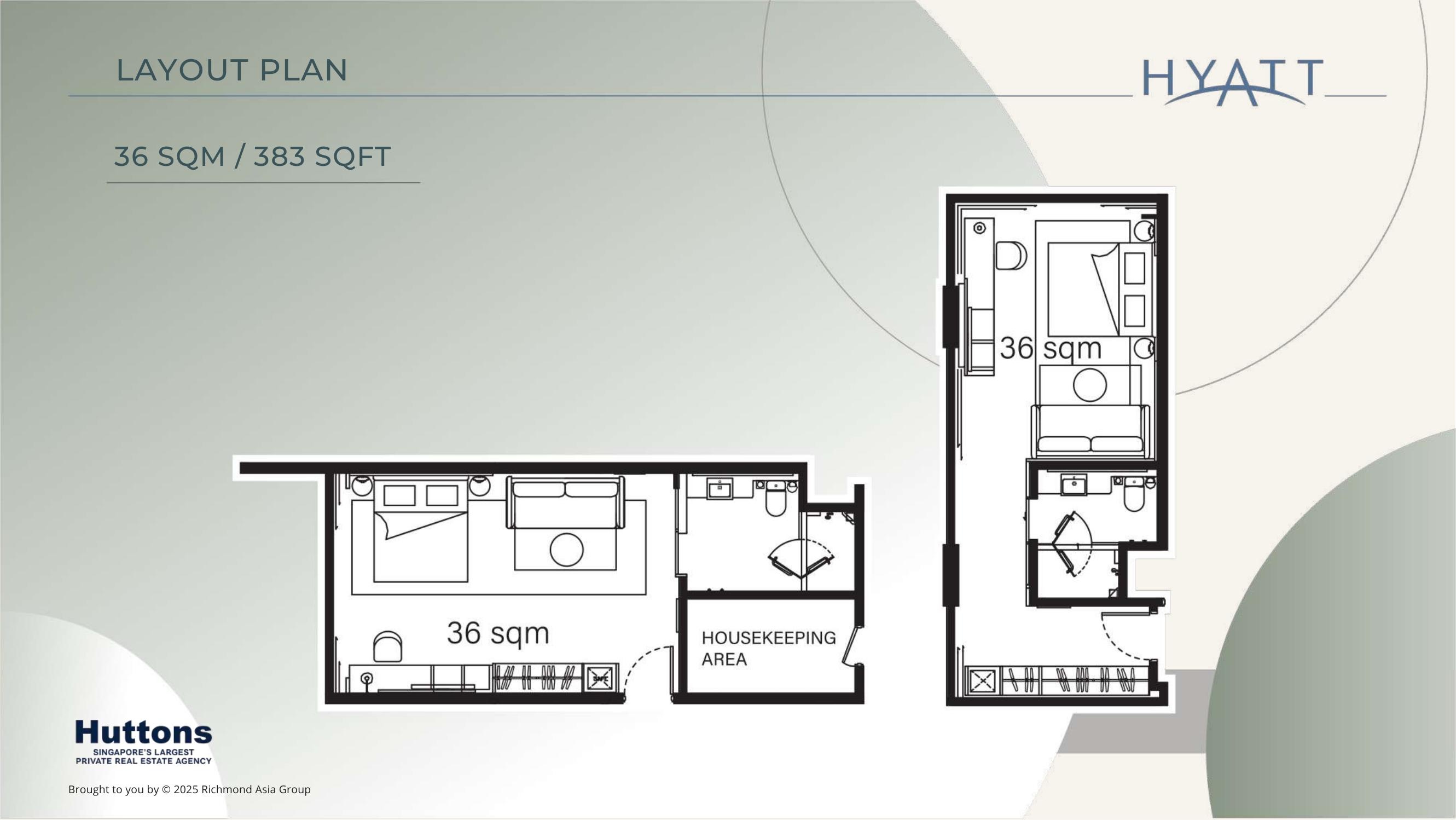 Unit Layout 36sqm