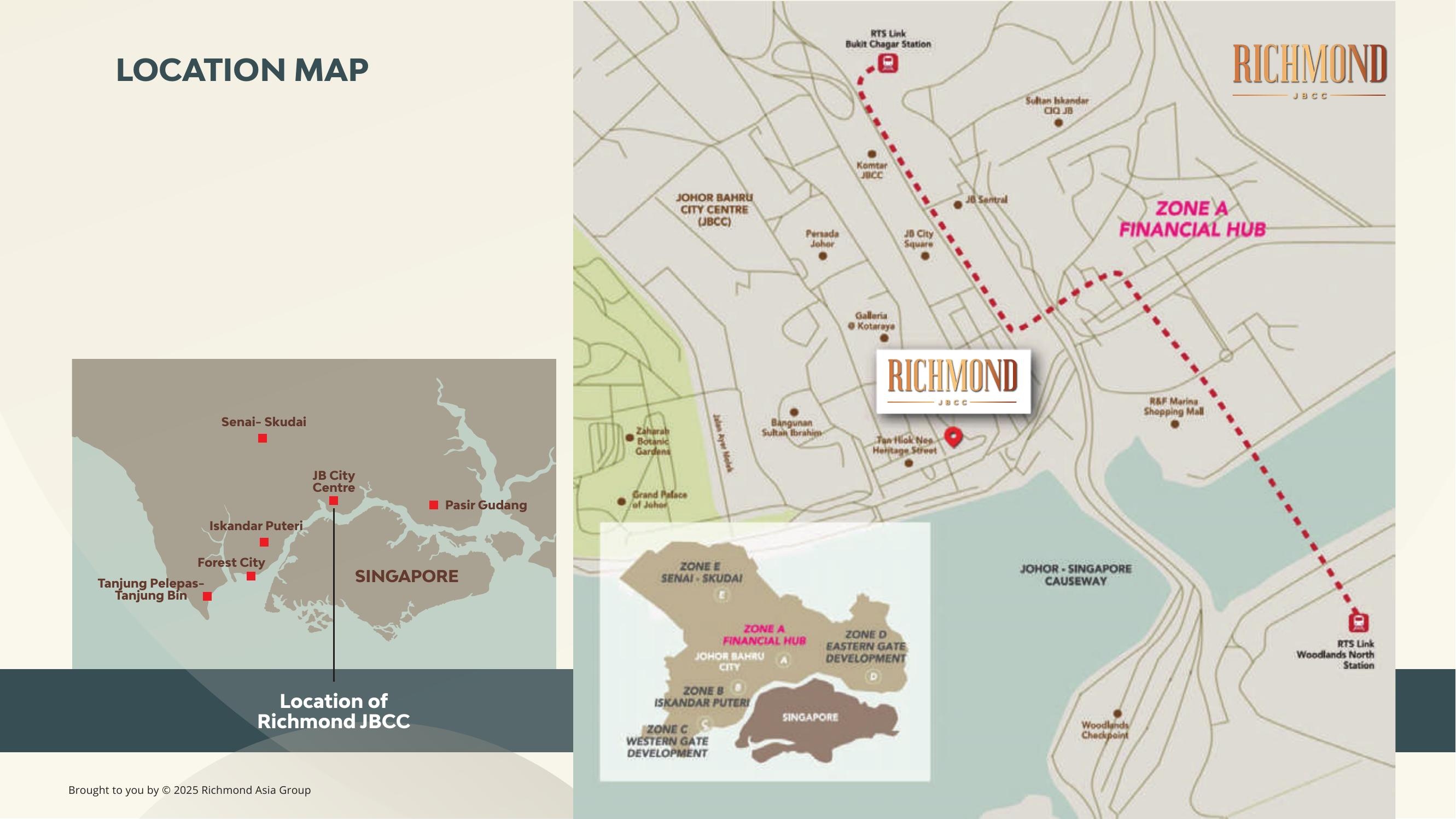 Richmond JBCC Location Map Zone A RTS Link